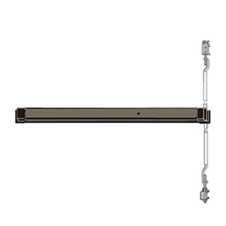 Adams Rite 8600 CVR Exit Device, Motorized Latch Retraction, Aluminum Doors, 36 Inches, Dark Bronze ADR-8622MLR-36